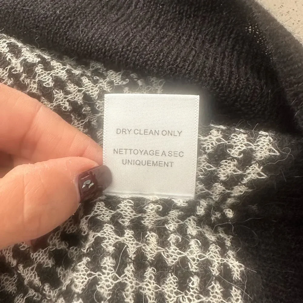 BRAND NEW WITH TAG! Joie Aimee Pattern Diamond Sweater Knit Alpaca Size Medium